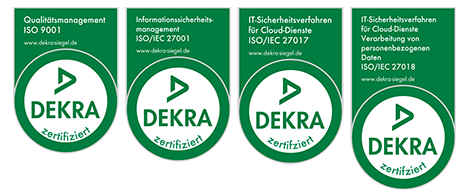 DEKRA ISO Zertifikate
