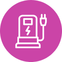Elektrisch laadstation Elektrisch laadstation met stekker
